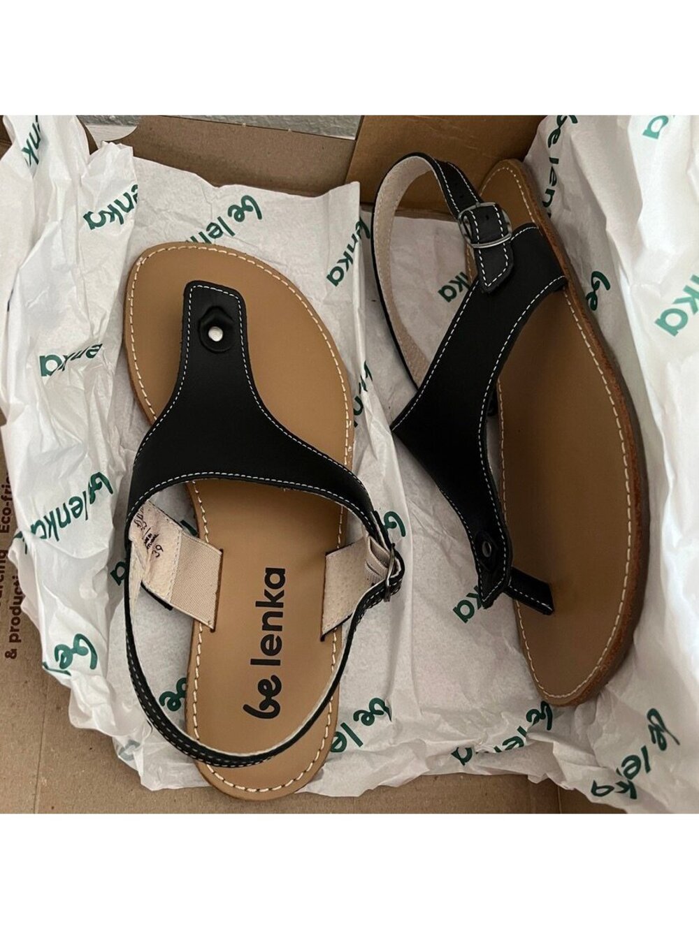 New black Belenka Promenade sandals 39